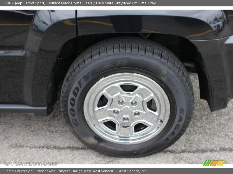 Brilliant Black Crystal Pearl / Dark Slate Gray/Medium Slate Gray 2009 Jeep Patriot Sport