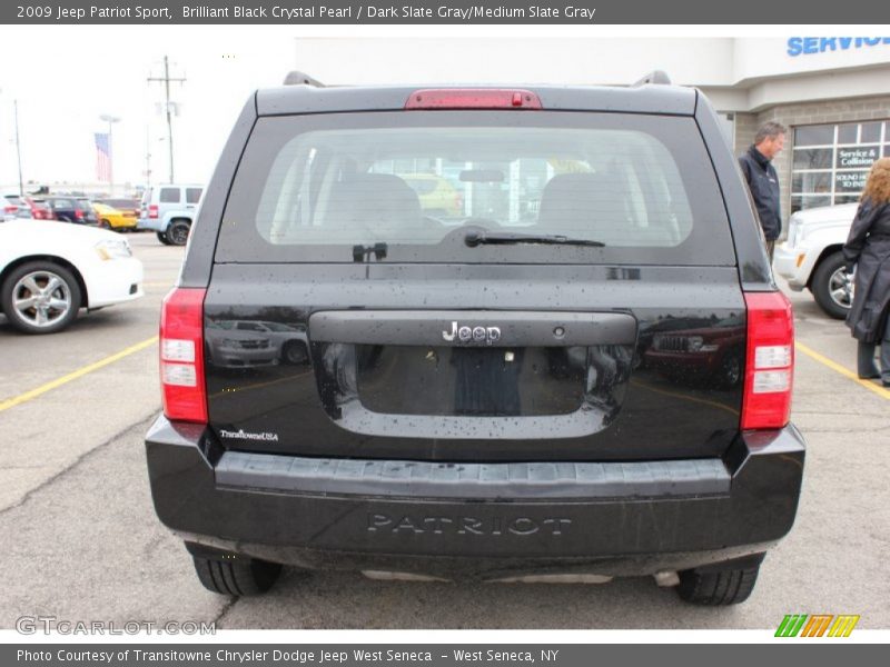 Brilliant Black Crystal Pearl / Dark Slate Gray/Medium Slate Gray 2009 Jeep Patriot Sport