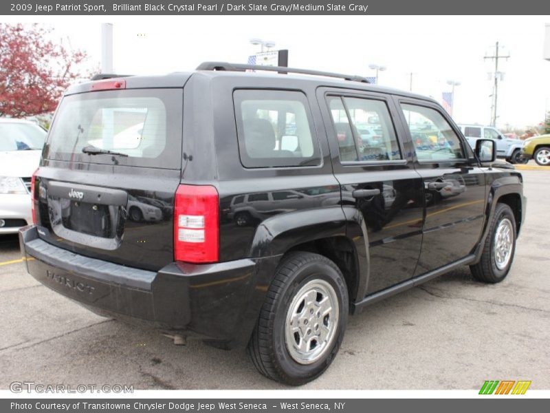 Brilliant Black Crystal Pearl / Dark Slate Gray/Medium Slate Gray 2009 Jeep Patriot Sport
