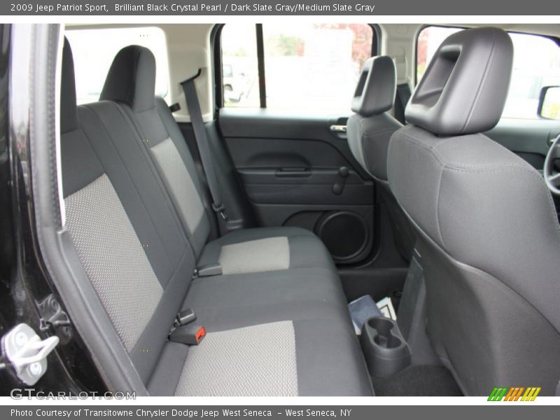 Brilliant Black Crystal Pearl / Dark Slate Gray/Medium Slate Gray 2009 Jeep Patriot Sport