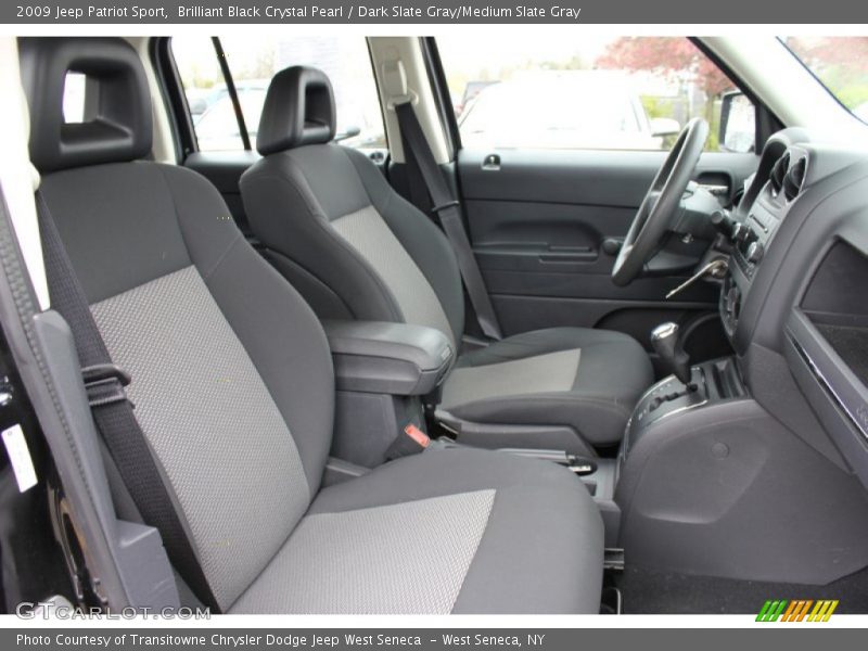 Brilliant Black Crystal Pearl / Dark Slate Gray/Medium Slate Gray 2009 Jeep Patriot Sport