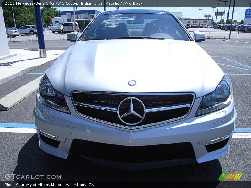 Iridium Silver Metallic / AMG Black 2012 Mercedes-Benz C 63 AMG Coupe
