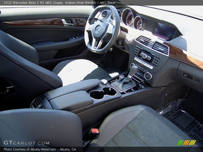 Iridium Silver Metallic / AMG Black 2012 Mercedes-Benz C 63 AMG Coupe
