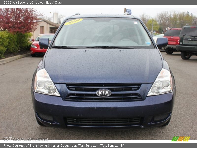 Velvet Blue / Gray 2009 Kia Sedona LX