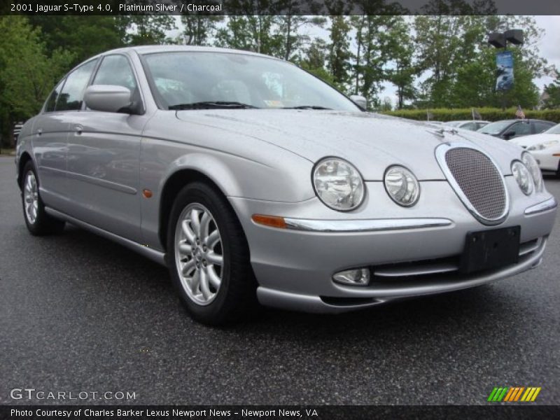 Platinum Silver / Charcoal 2001 Jaguar S-Type 4.0