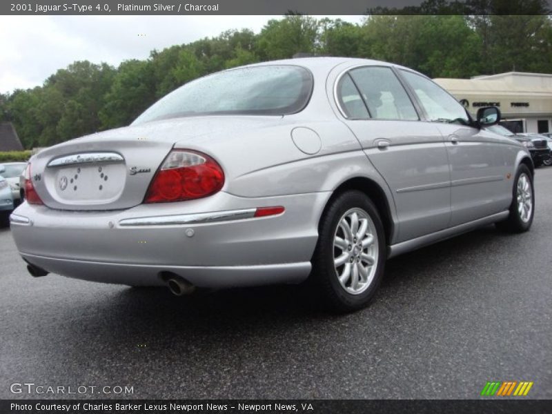 Platinum Silver / Charcoal 2001 Jaguar S-Type 4.0