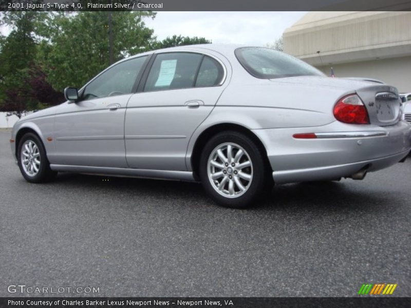 Platinum Silver / Charcoal 2001 Jaguar S-Type 4.0