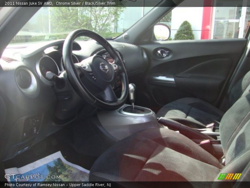 Chrome Silver / Black/Silver Trim 2011 Nissan Juke SV AWD