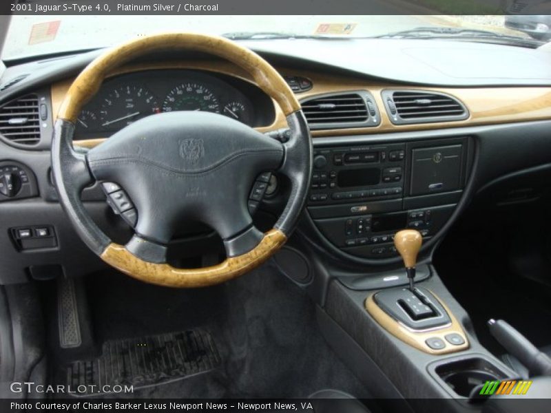 Platinum Silver / Charcoal 2001 Jaguar S-Type 4.0