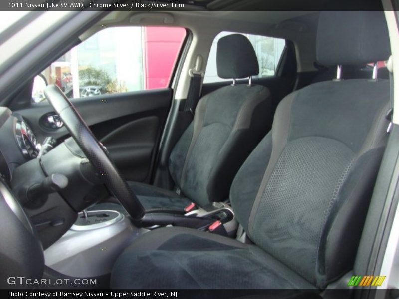 Chrome Silver / Black/Silver Trim 2011 Nissan Juke SV AWD
