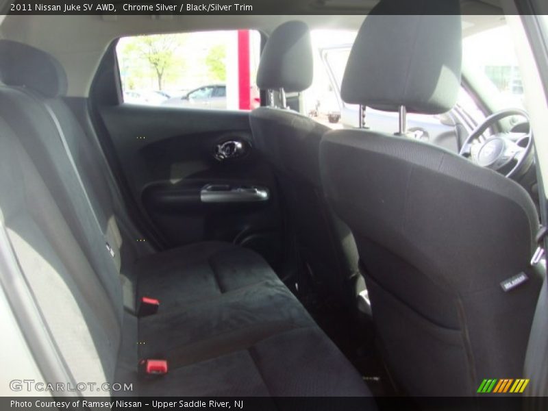 Chrome Silver / Black/Silver Trim 2011 Nissan Juke SV AWD