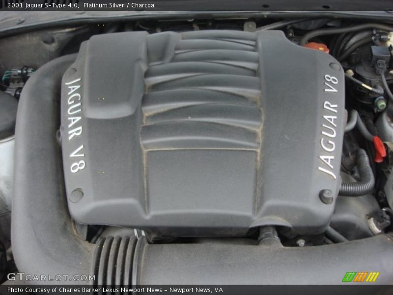 Platinum Silver / Charcoal 2001 Jaguar S-Type 4.0