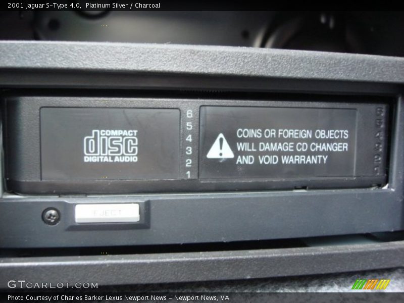 Platinum Silver / Charcoal 2001 Jaguar S-Type 4.0