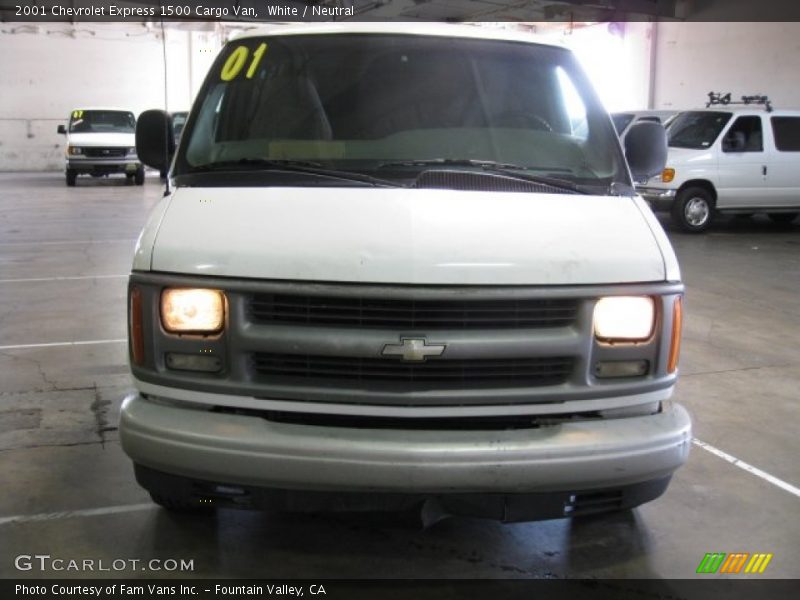 White / Neutral 2001 Chevrolet Express 1500 Cargo Van