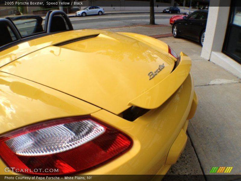 Speed Yellow / Black 2005 Porsche Boxster