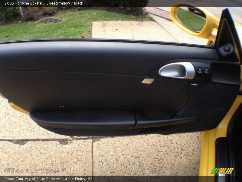 Speed Yellow / Black 2005 Porsche Boxster