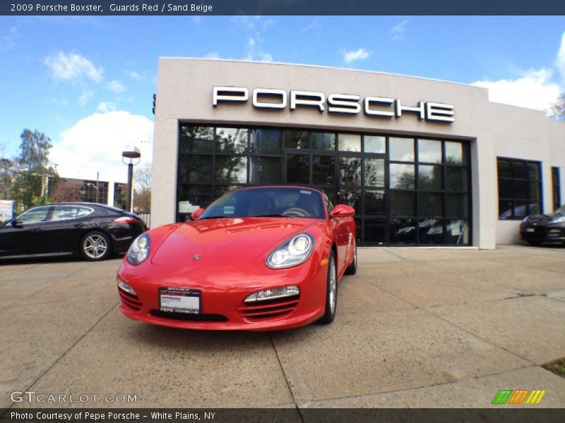 Guards Red / Sand Beige 2009 Porsche Boxster