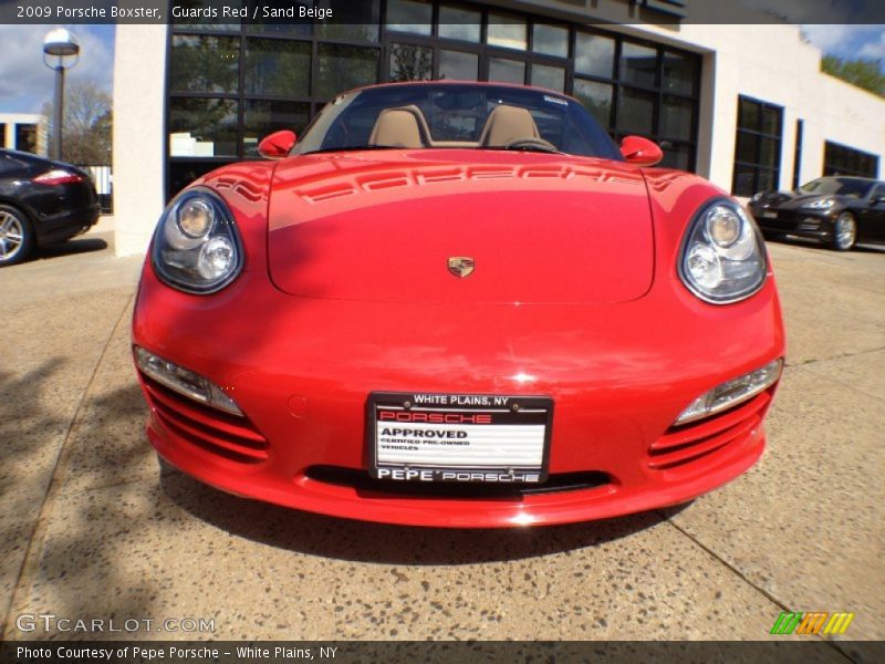Guards Red / Sand Beige 2009 Porsche Boxster