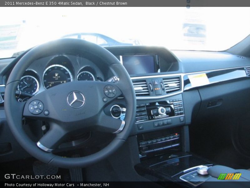 Black / Chestnut Brown 2011 Mercedes-Benz E 350 4Matic Sedan
