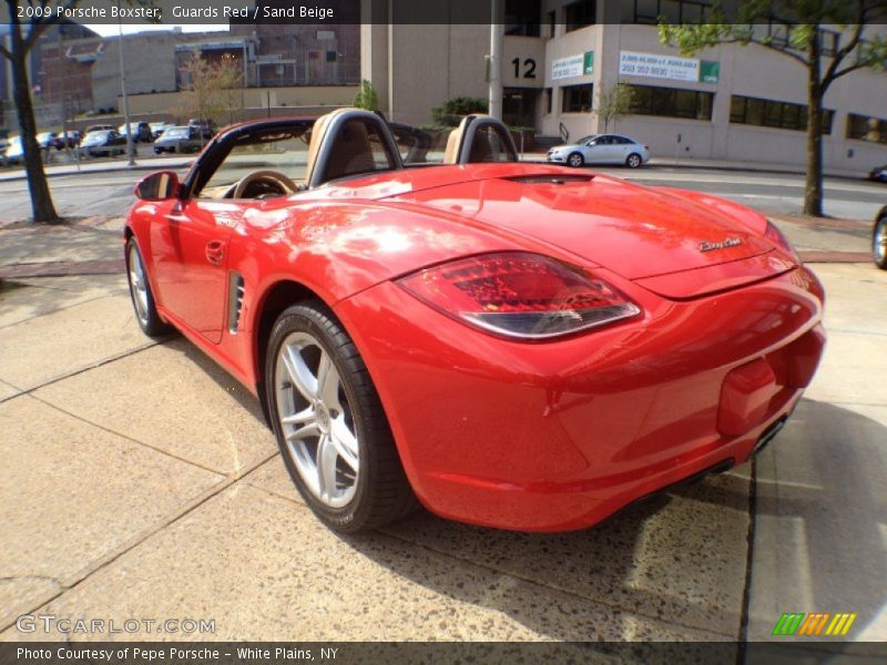 Guards Red / Sand Beige 2009 Porsche Boxster