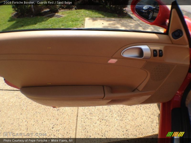 Guards Red / Sand Beige 2009 Porsche Boxster