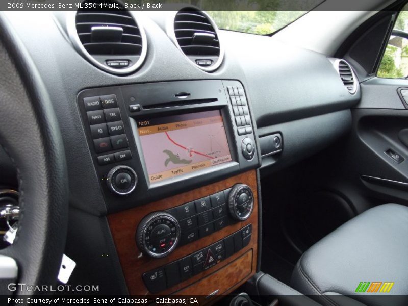 Black / Black 2009 Mercedes-Benz ML 350 4Matic
