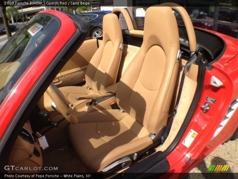 Guards Red / Sand Beige 2009 Porsche Boxster
