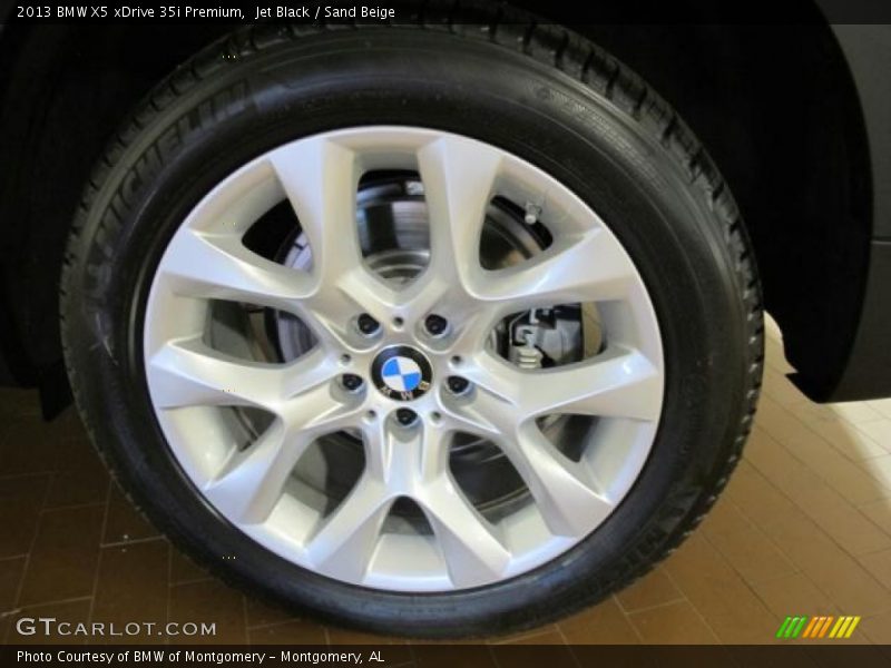 Jet Black / Sand Beige 2013 BMW X5 xDrive 35i Premium