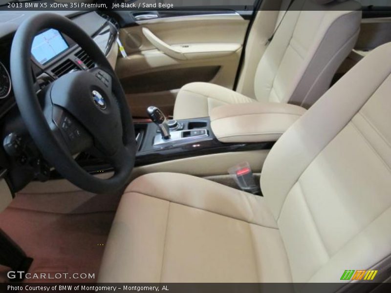 Jet Black / Sand Beige 2013 BMW X5 xDrive 35i Premium