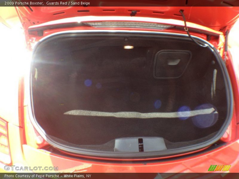 Guards Red / Sand Beige 2009 Porsche Boxster