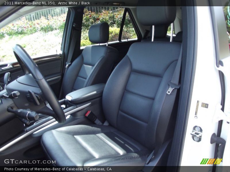 Arctic White / Black 2011 Mercedes-Benz ML 350