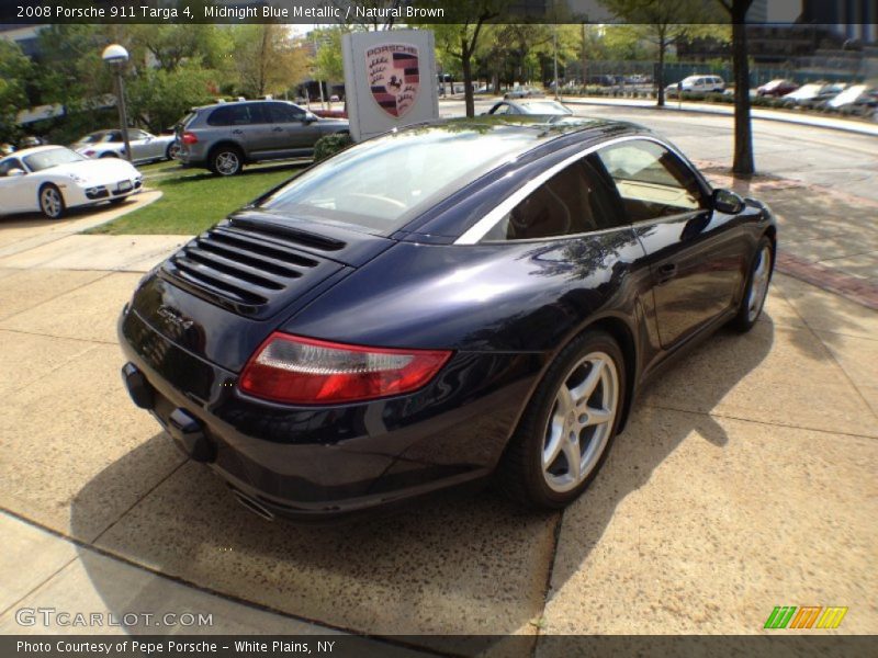 Midnight Blue Metallic / Natural Brown 2008 Porsche 911 Targa 4