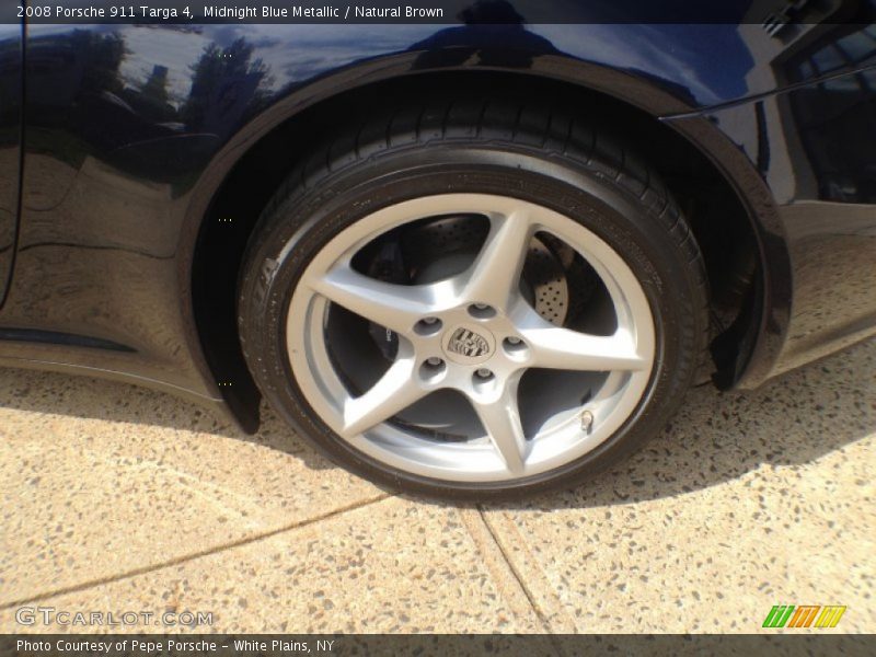 Midnight Blue Metallic / Natural Brown 2008 Porsche 911 Targa 4