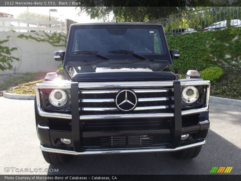 Black / Black 2012 Mercedes-Benz G 550