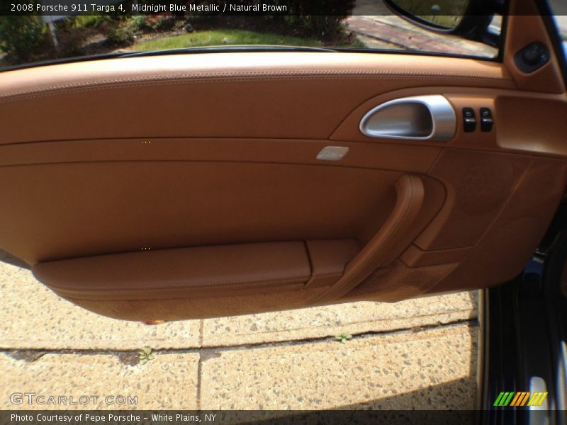 Midnight Blue Metallic / Natural Brown 2008 Porsche 911 Targa 4