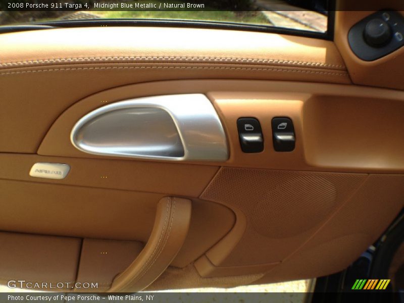 Midnight Blue Metallic / Natural Brown 2008 Porsche 911 Targa 4