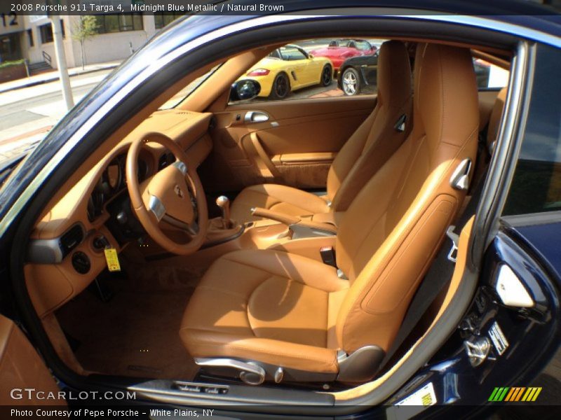 Midnight Blue Metallic / Natural Brown 2008 Porsche 911 Targa 4