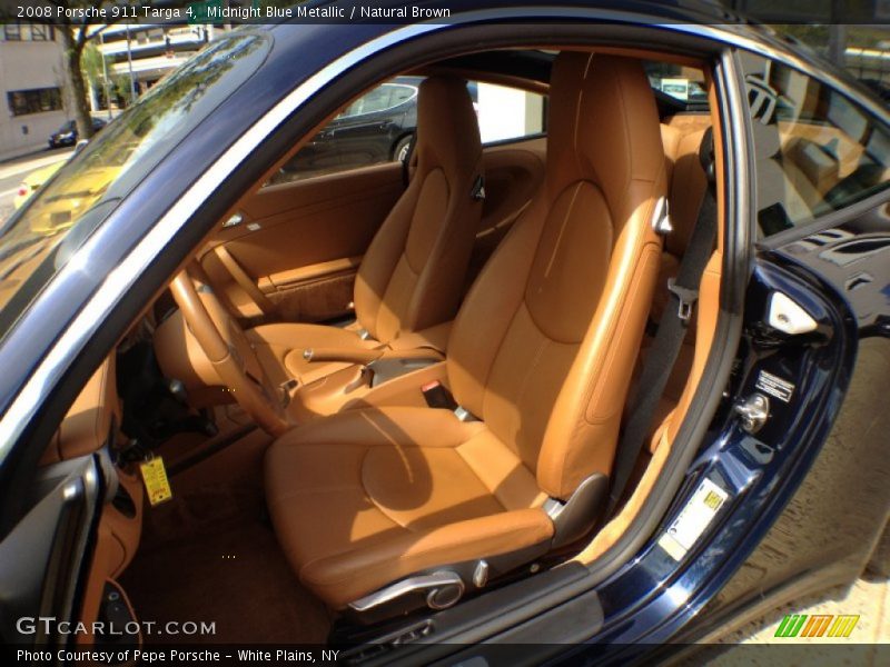 Midnight Blue Metallic / Natural Brown 2008 Porsche 911 Targa 4