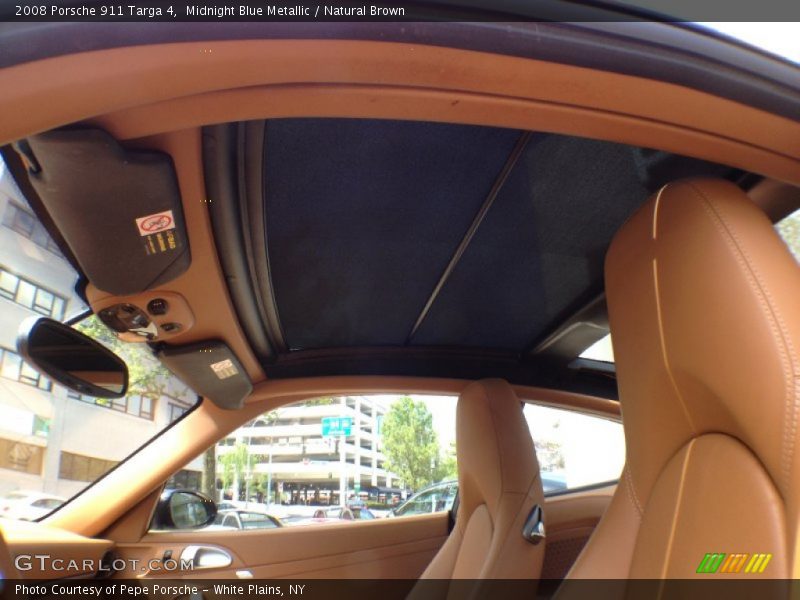 Midnight Blue Metallic / Natural Brown 2008 Porsche 911 Targa 4