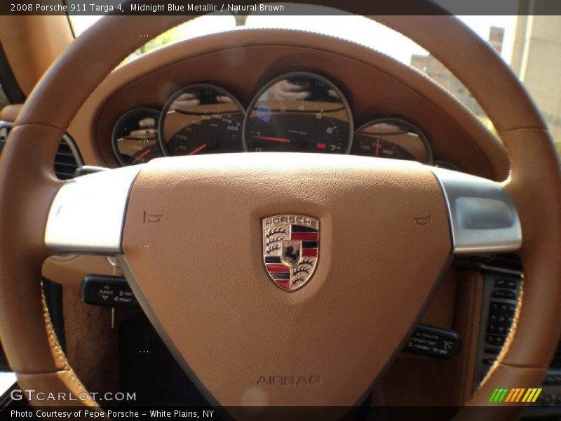 Midnight Blue Metallic / Natural Brown 2008 Porsche 911 Targa 4
