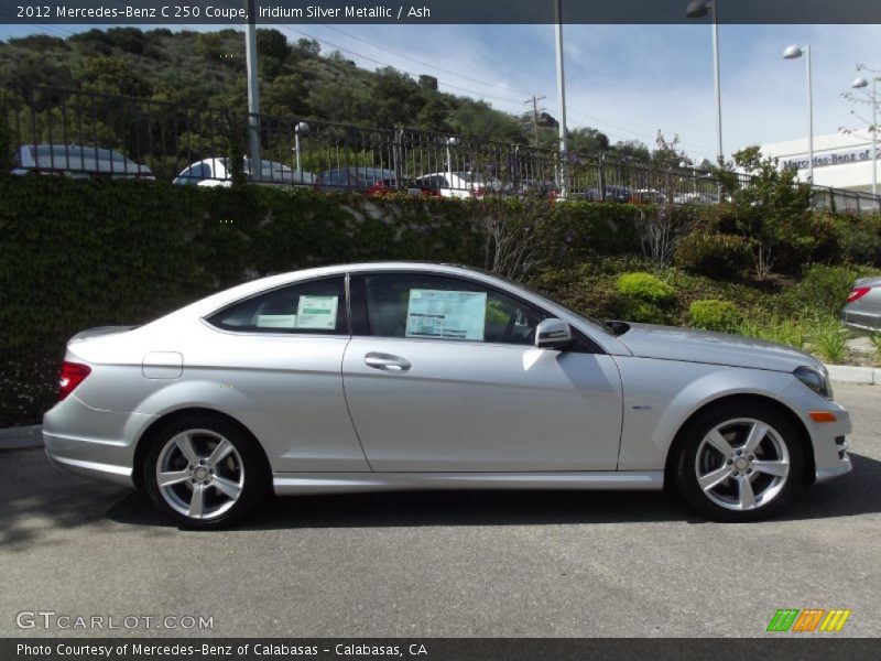 Iridium Silver Metallic / Ash 2012 Mercedes-Benz C 250 Coupe