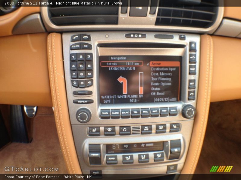 Midnight Blue Metallic / Natural Brown 2008 Porsche 911 Targa 4