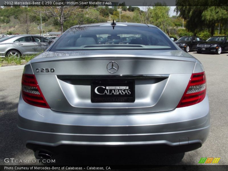 Iridium Silver Metallic / Ash 2012 Mercedes-Benz C 250 Coupe