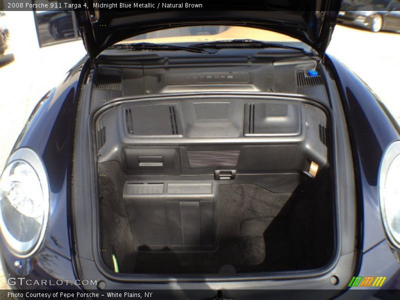 Midnight Blue Metallic / Natural Brown 2008 Porsche 911 Targa 4