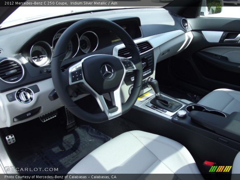 Iridium Silver Metallic / Ash 2012 Mercedes-Benz C 250 Coupe
