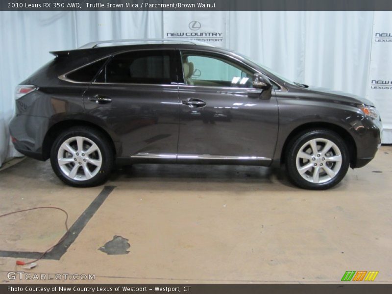 Truffle Brown Mica / Parchment/Brown Walnut 2010 Lexus RX 350 AWD