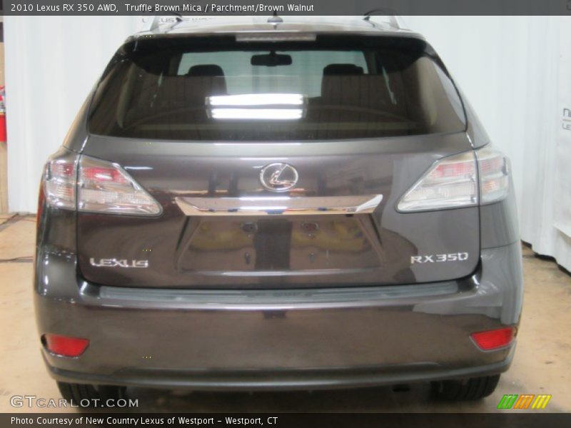 Truffle Brown Mica / Parchment/Brown Walnut 2010 Lexus RX 350 AWD