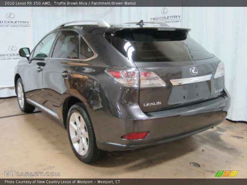 Truffle Brown Mica / Parchment/Brown Walnut 2010 Lexus RX 350 AWD