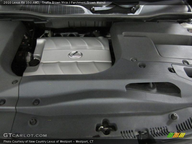Truffle Brown Mica / Parchment/Brown Walnut 2010 Lexus RX 350 AWD