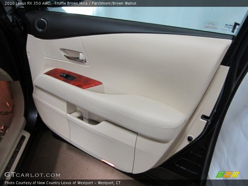 Truffle Brown Mica / Parchment/Brown Walnut 2010 Lexus RX 350 AWD